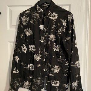 H&M Floral Button Up Shirt